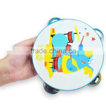 Safe EN71 Standard Kids Like Rabbit Play Gutar Animal Band Tambourine Miniature Musical Instruments Modern Toys for Children photo-2