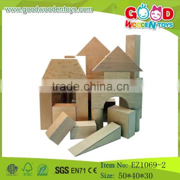 Toys 2015 New Products School Wooden Real Hollow Natural Blocks For Kids