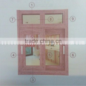 New Sliding Window Extruded Aluminum Profile/Frame