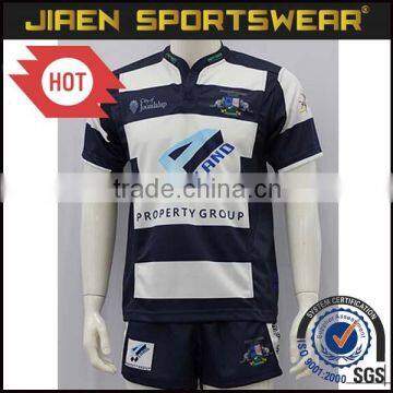 Sublimated Polyester pique mesh rugby jersey Sublimated custom rugby jersey/Rugby apparel with high quality