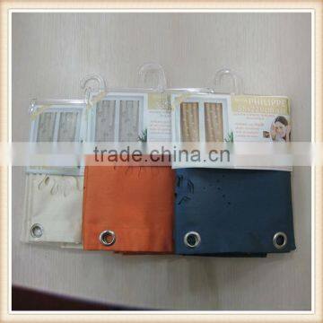 china polyester printing basement window curtains