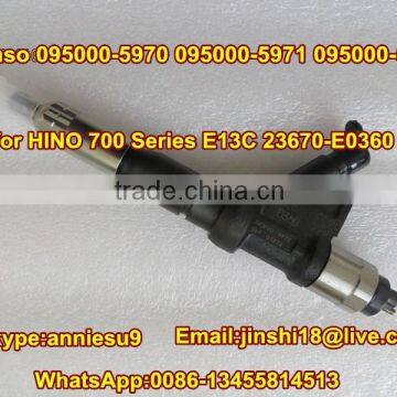 Denso Common Rail Injector 095000-5970 095000-5971 095000-5972 for HINO 700 Series E13C 23670-E0360