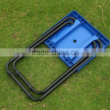 Blue Plastic Folding Chair photo-2