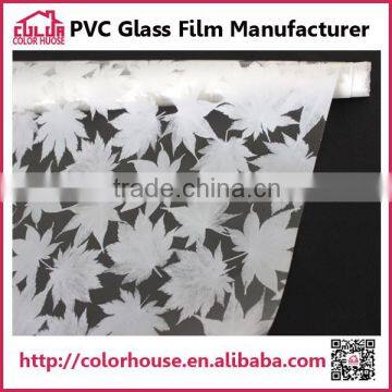 Floral patterned sticker decorative glass window film china factory