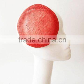 13.5*13cm sinamay base/fascinator base/sinamay hat bases available in any colors