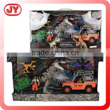 Best selling plastic vivid animal dinosaur toy set