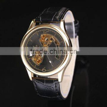 High Quality Quartz Movement Replice Men Or Women Genuine Leather Band Wholesale Wrist Watch