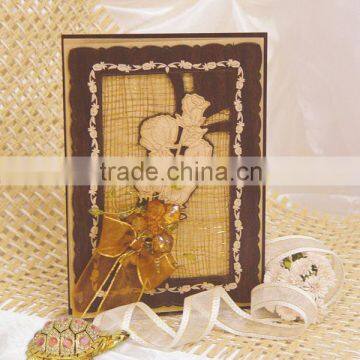 Elegant Wedding Rose Card--WN011