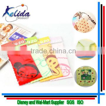 custom printed microfiber cleaning cloth in stock in china