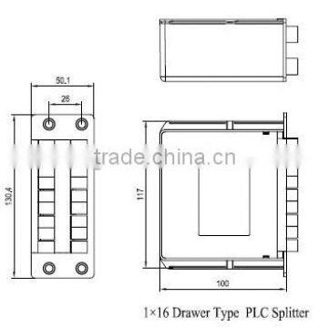 Zhantong Cassette PLC Splitter Best Selling Products in Aibaba China Manufactuer 2*32/1*64 Cassette PLC Splitter photo-3