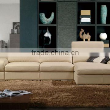 french sofa 2013 New Design French Sectional sofa furniture with Genuine Leather Corner sofa curved sofa A002-1W