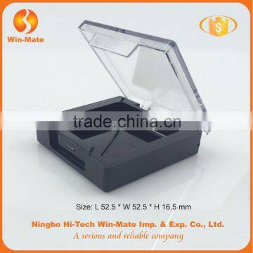 Plastic Box Empty Loose Powder Case Square Plastic Case for Eyeshadow photo-3