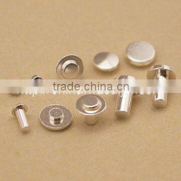 pure sliver/cu Rivet-type contacts (Solid Rivets)