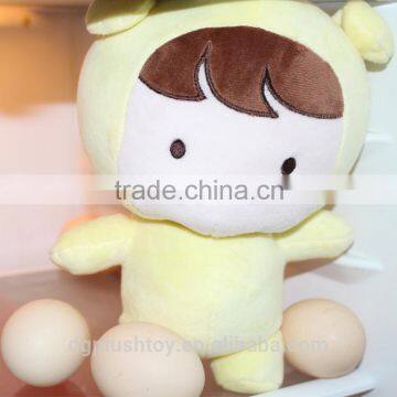 Factory direct sale custom lovely little boy plush toy