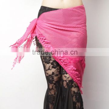 Charming Hot Pink Fashion Belly dance hip scarf