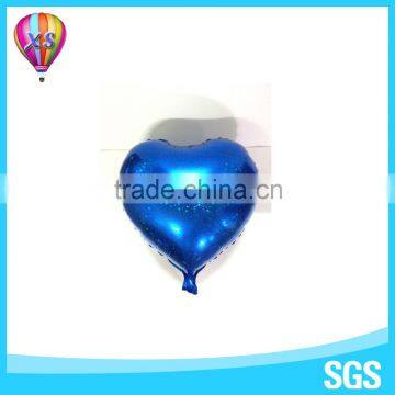 2016 China new shining balloon with heart shape for party needs and decoration