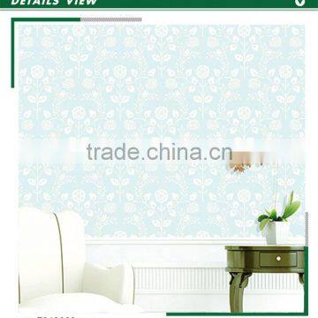 cheap foaming non woven wallpaper, gothic floral wall mural for home decorative , deco wall covering wholesale