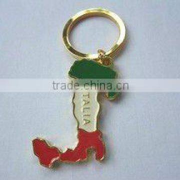 ITALIA MAP KEYCHAIN