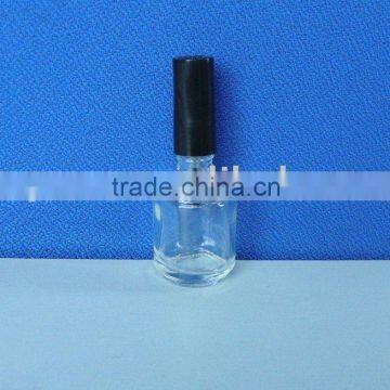 Glass nail polish bottle