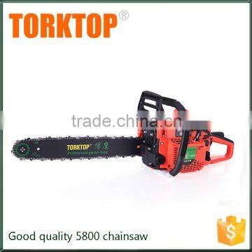 Chinese supply gasoline cheap chainsaw 5800 58cc chain saw with CE                        
                                                Quality Choice
                                                    Most Popular