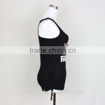 Wholesale Custom Cotton Tank Tops for Women OEM Service photo-3
