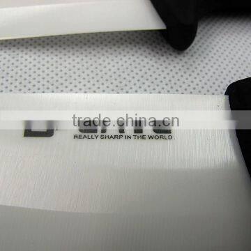 BERYL 6pcs Set , 3"+4"+5"+6" Bread Knife+peeler+Knife Holder Ceramic Knife Sets With Color Box, Straight Handle,White Blade photo-2