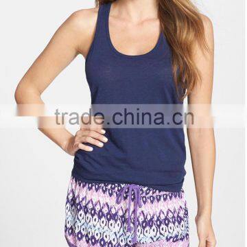 Wholesale Summer Soft Printed Bamboo Short Pajama Set For Women