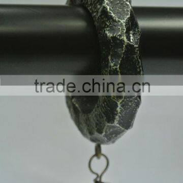 Custom Rocky Resin Curtain Rod Rings With Clips, Drapery Rods And Rings For 1-1/2", 1-3/4" and 2" Wood Curtain Rods photo-5