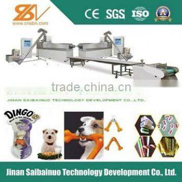 Continuous Automatic dog chews processing line