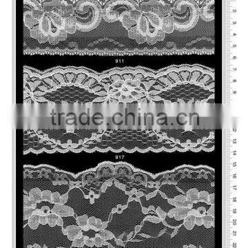 fashion embroidery cotton/polyester non stretch lace trimming