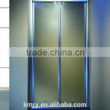 6MM Tempered Glass Aluminum Frame Folding Shower Screen (KD3207) photo-3