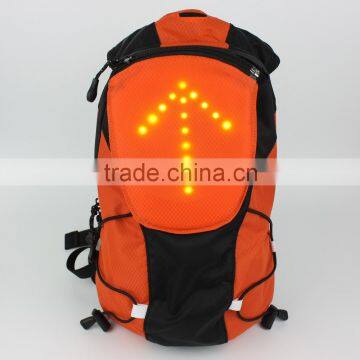 Outdoor Wireless Remote Control Turn Signal Led Backpack Security Led Light Back Bag Waterproof Backpack for Sale photo-6