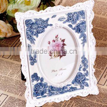 handicraft European rural white resin photo frame