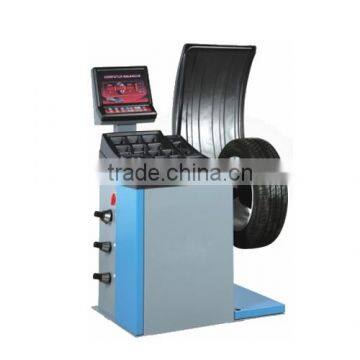 Portable wheel balancer automotive tyre service