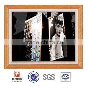 Hot sale lenticular 3d poster of Audrey Hepburn