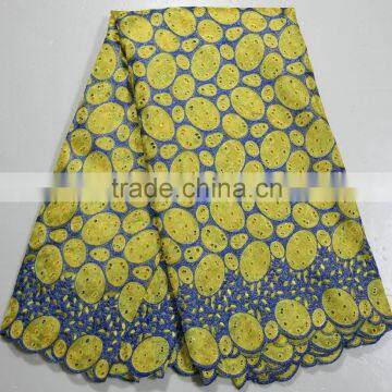 2015 Pretty Organza Flower Lace Trimming Cheap Organza Fabric Organza Lace African Dress