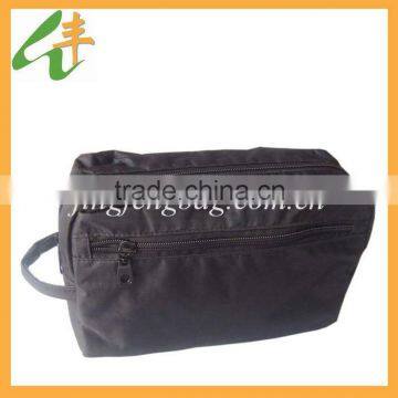 2014 newest design polyester men cosmetic bag with handle