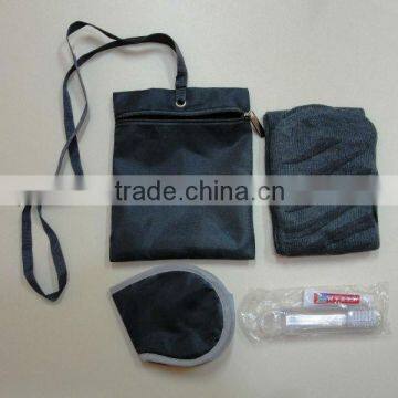 travel kit,travel set,eye mask,pillow,earplug,eyeshade