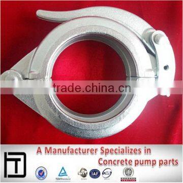 Concrete Pump Parts Forging Snap Pipe Clamp DN100 4.5"