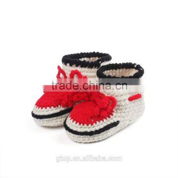 Fashion shoe China wholesale crochet knitting crochet baby shoes S-17