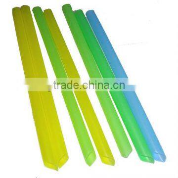 squre decorative hard plastic fancy drinking straws