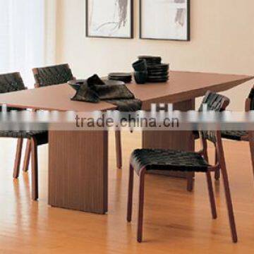 Modern table with chairs dining room