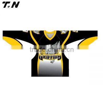 custom sublimated ice hockey jersey sewing pattern