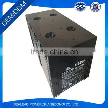 factory wholesale 2V 2500AH solar Battery for solar powered generator