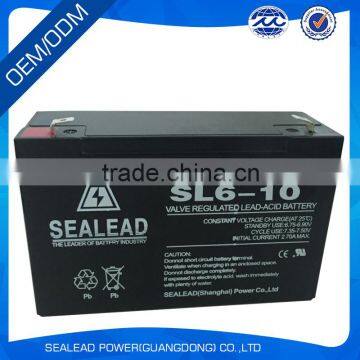 factory sale gam battery 6v 10Ah in UPS