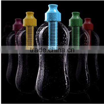 Portable Filter Water Bottle Fashion Plastic Carbon Filter Water Bottle Sports Bottle photo-2