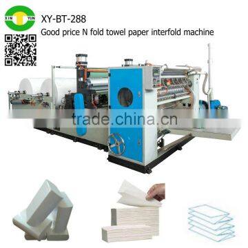 Good price N fold towel paper interfold machine