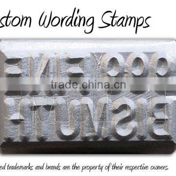 Metal Stamps, Logo Stamps, Leather Stamps Gold Stamps