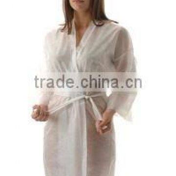 Disposable PP kimono for Beauty salon and SPA