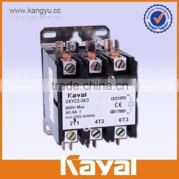 cjx9 air conditioning contactor,3 pole ac contactor for electric air compressor